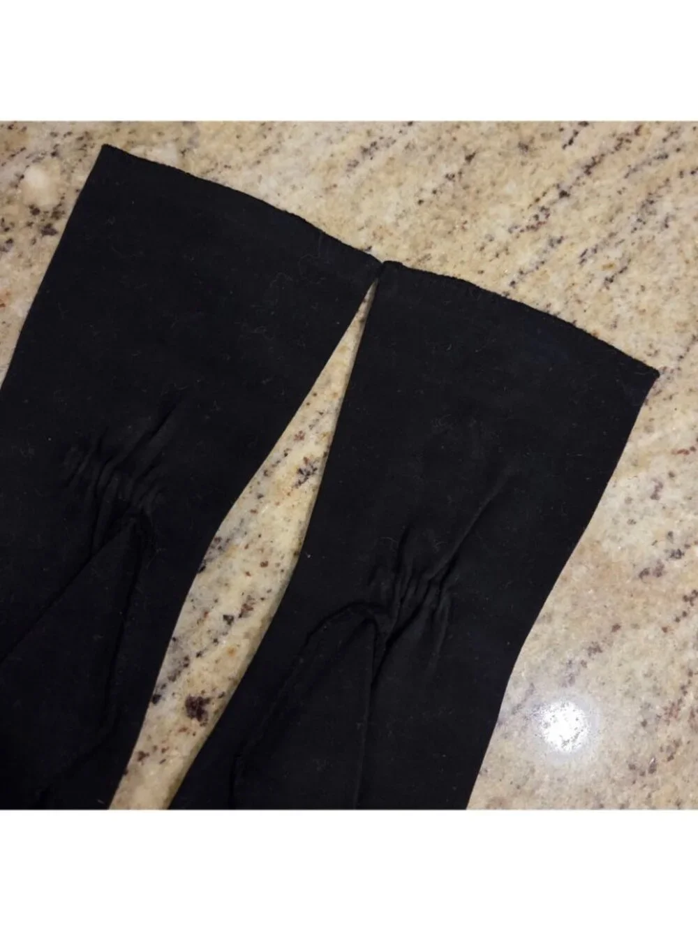 Vintage Womens Size 6.5 Stretch Black Cotton Formal 11